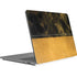 Black and Gold Split Marble Surface Laptop Studio Skin